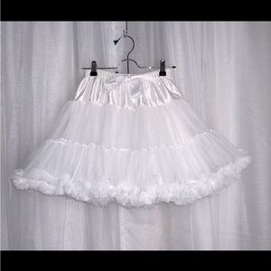 Women's Elastic Waist Chiffon Petticoat